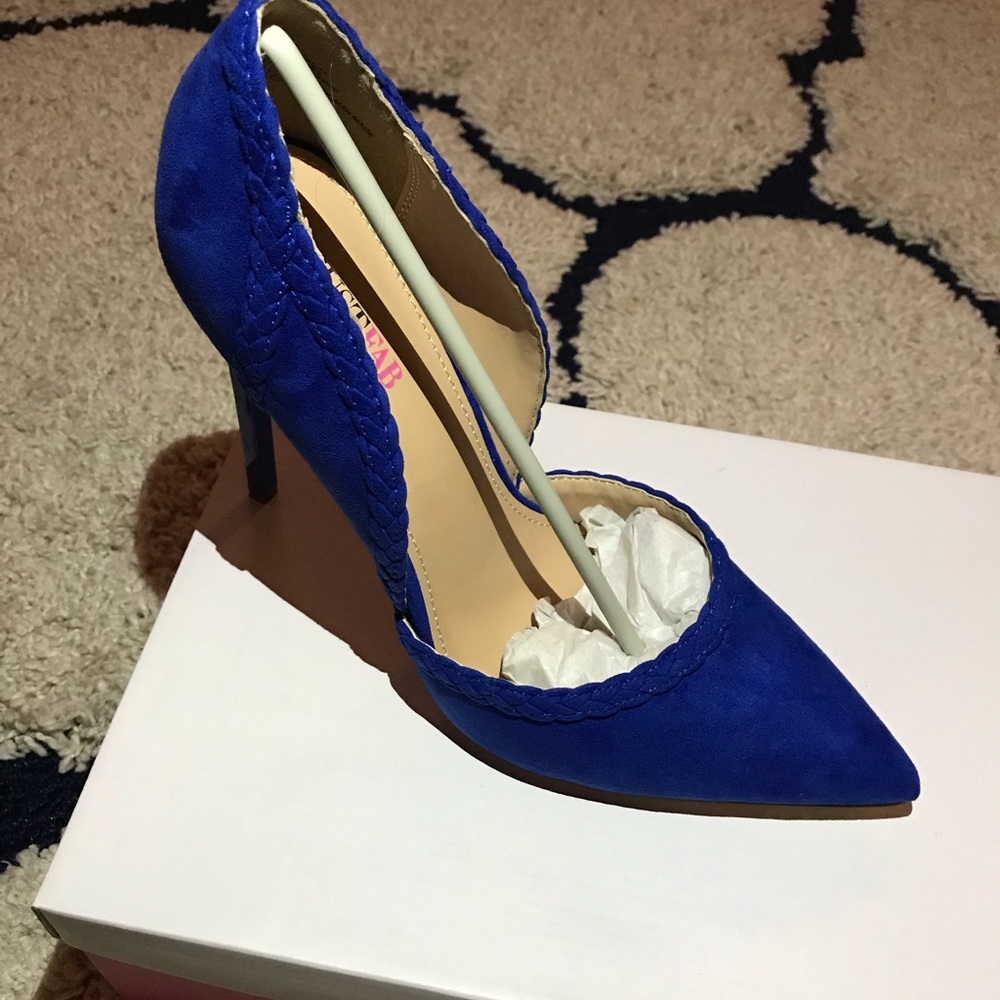 Just fab blue heel size 10